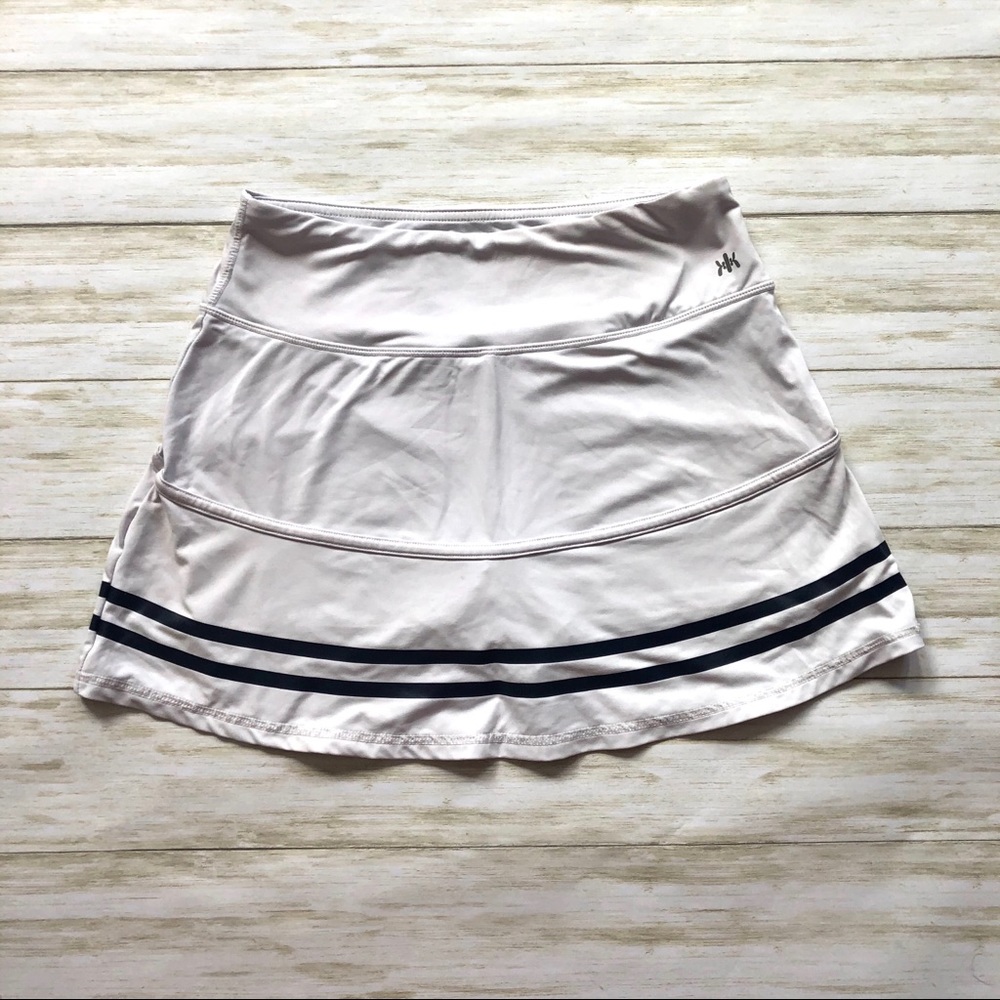 White Active Wear Skort